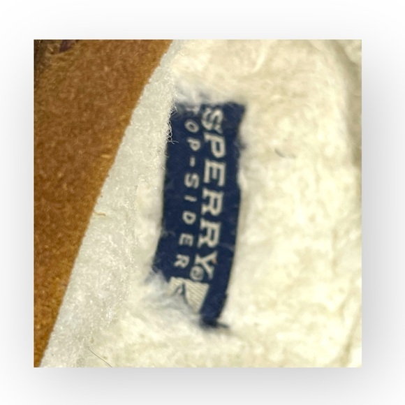 Sperry ✫彡 Trapper Cup Sole Slipper Moccasins ✫彡 Natural Suede ✫彡 Boy Girl 13M - Picture 13 of 16